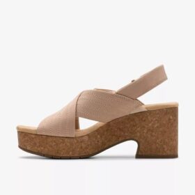 Nerisa West Sand Nubuck-kilklackar för dam