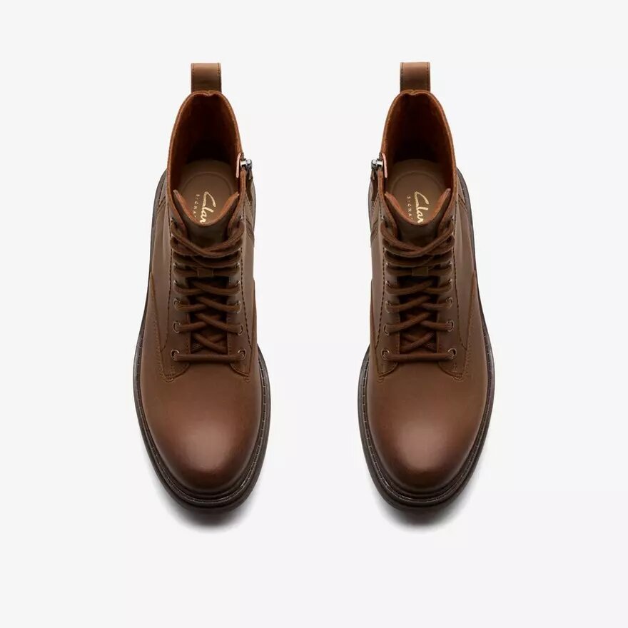 Orinoco3-ankelboots för dam i valnötsfärgat läder Orinoco3-ankelboots för dam i valnötsfärgat läder