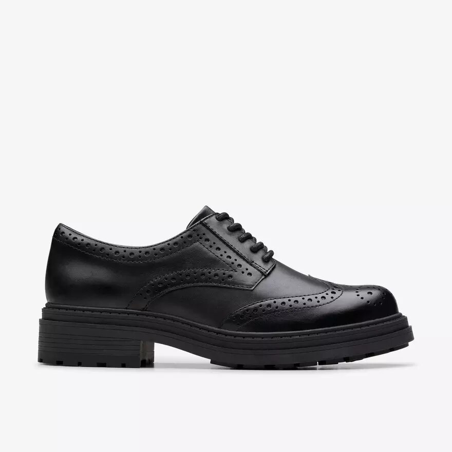 Orinoco3 Derby-loafers i svart läder för damer Orinoco3 Derby-loafers i svart läder för damer