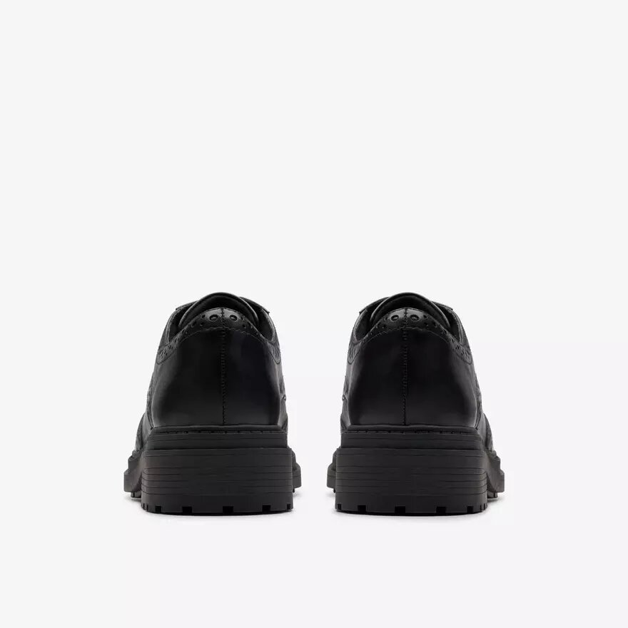 Orinoco3 Derby-loafers i svart läder för damer Orinoco3 Derby-loafers i svart läder för damer
