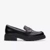 Orinoco3 Edge – svarta läders Loafers för damer (USA) Orinoco3 Edge – svarta läders Loafers för damer (USA)