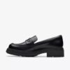 Orinoco3 Edge – svarta läders Loafers för damer (USA) Orinoco3 Edge – svarta läders Loafers för damer (USA)