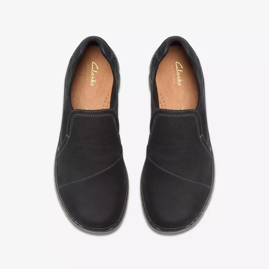 Orlene Slip – svarta slip-ons i läder för damer Orlene Slip – svarta slip-ons i läder för damer