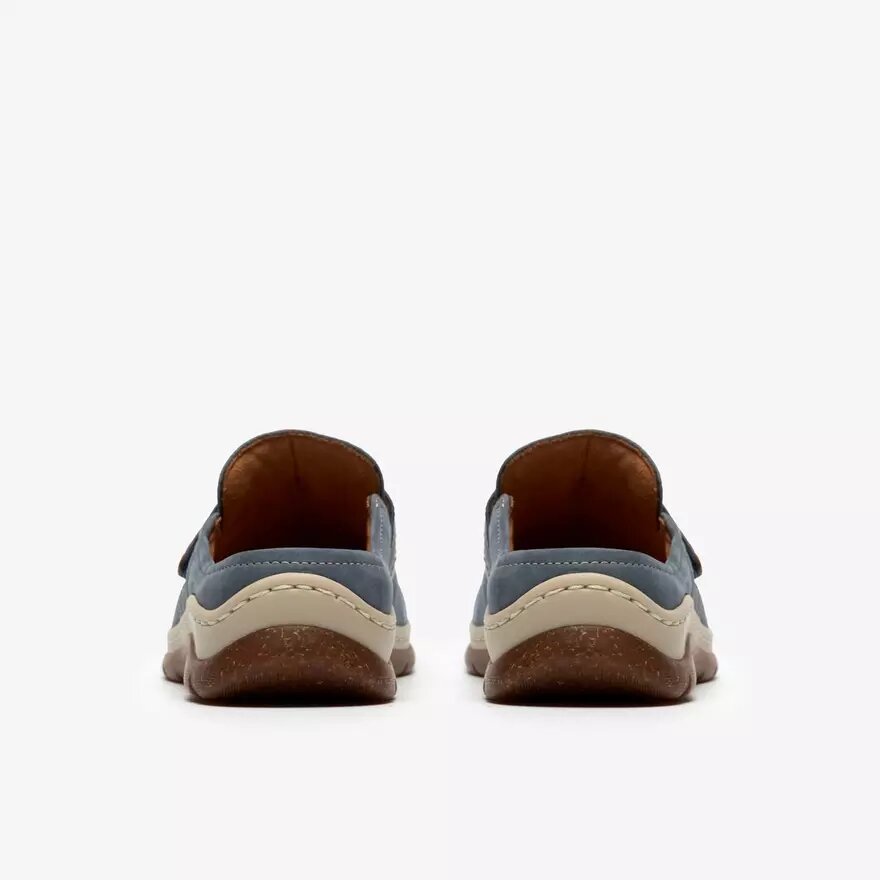 Orlene-träskor för damer i denimblå nubuck – Träskor & Mules Orlene-träskor för damer i denimblå nubuck – Träskor & Mules