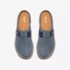 Orlene-träskor för damer i denimblå nubuck – Träskor & Mules Orlene-träskor för damer i denimblå nubuck – Träskor & Mules