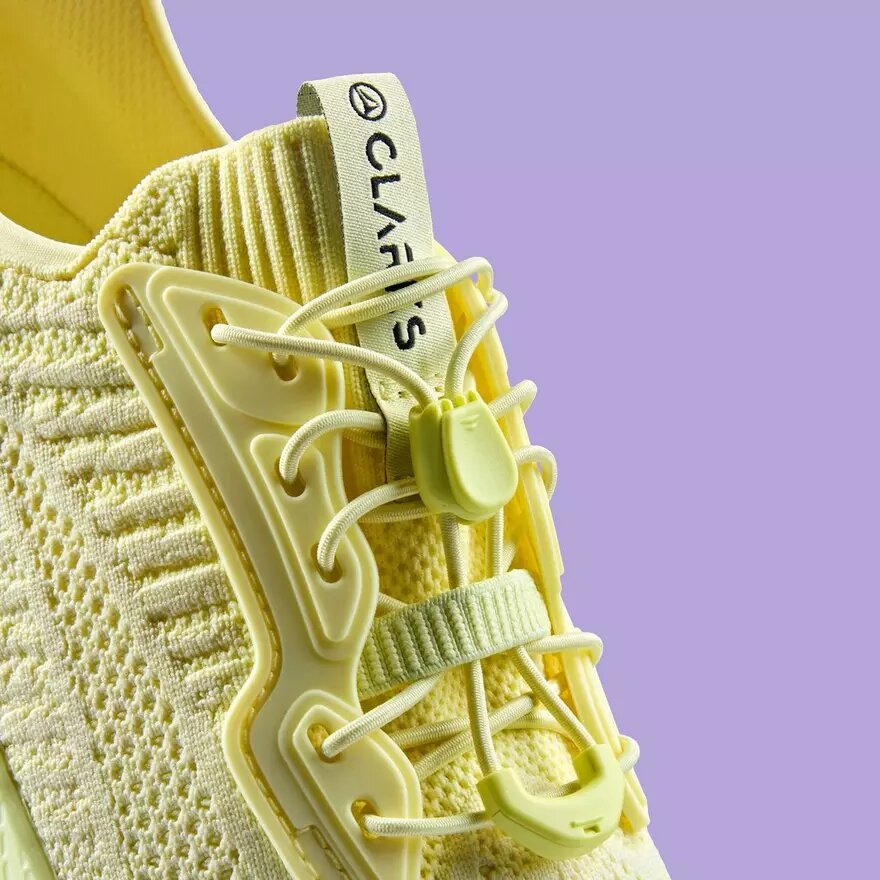 Pace Rise-sneakers för damer i ljusgult Pace Rise-sneakers för damer i ljusgult