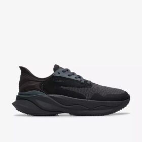 Pace Walk svarta athleisure-skor för män