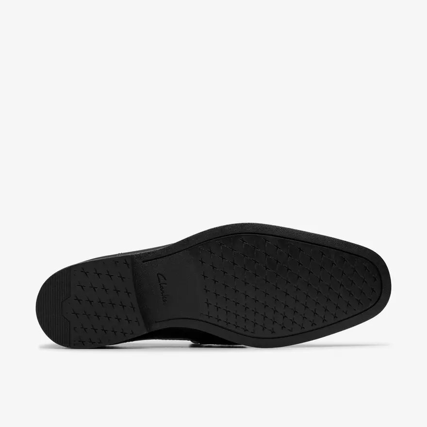 Paulton Lo svarta läders Loafers för herr Paulton Lo svarta läders Loafers för herr