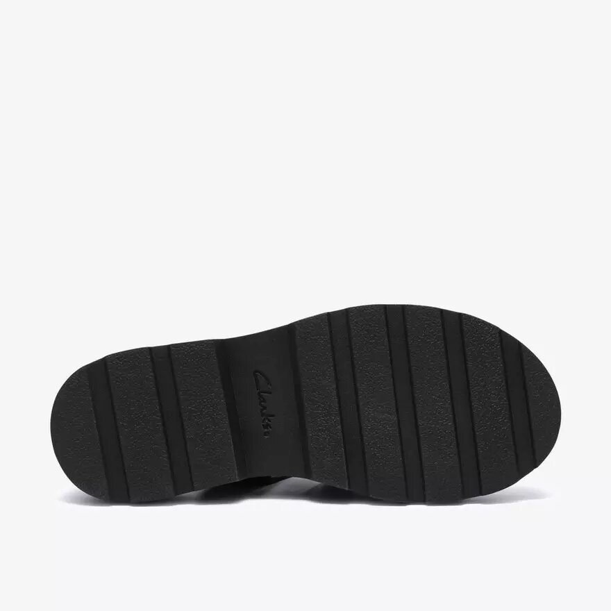Platta sandaler för damer, Orinoco3 Strap, svart läder Platta sandaler för damer, Orinoco3 Strap, svart läder
