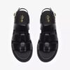 Platta sandaler för damer, Orinoco3 Strap, svart läder Platta sandaler för damer, Orinoco3 Strap, svart läder
