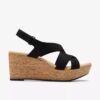 Rose Style svarta nubuck-kilklackar för dam Rose Style svarta nubuck-kilklackar för dam