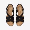 Rose Style svarta nubuck-kilklackar för dam Rose Style svarta nubuck-kilklackar för dam