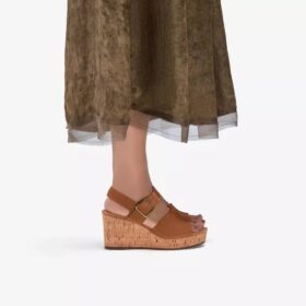 Sabina Dream-kilklackar i beige mocka för damer