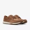 Sailview-båtskor för herr med snörning i ljusbrunt nubuck Sailview-båtskor för herr med snörning i ljusbrunt nubuck
