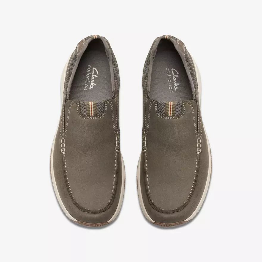Sailview Step-båtskor för herr i taupe nubuck (utan snörning) i Slip-on-utförande Sailview Step-båtskor för herr i taupe nubuck (utan snörning) i Slip-on-utförande