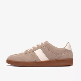 Seco Speed-sneakers för herr i mörk sandfärgat mocka