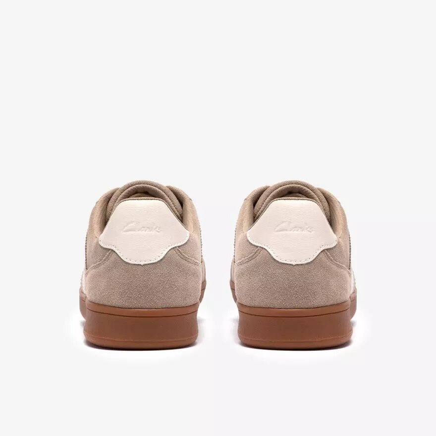 Seco Speed-sneakers för herr i mörk sandfärgat mocka Seco Speed-sneakers för herr i mörk sandfärgat mocka