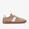 Seco Speed2-sneakers för dam i ljusbrunt mocka