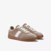 Seco Speed2-sneakers för dam i ljusbrunt mocka