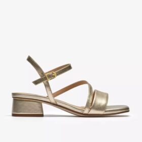 Serina35 Strap – mjuka guldfärgade Rem-sandaler för dam