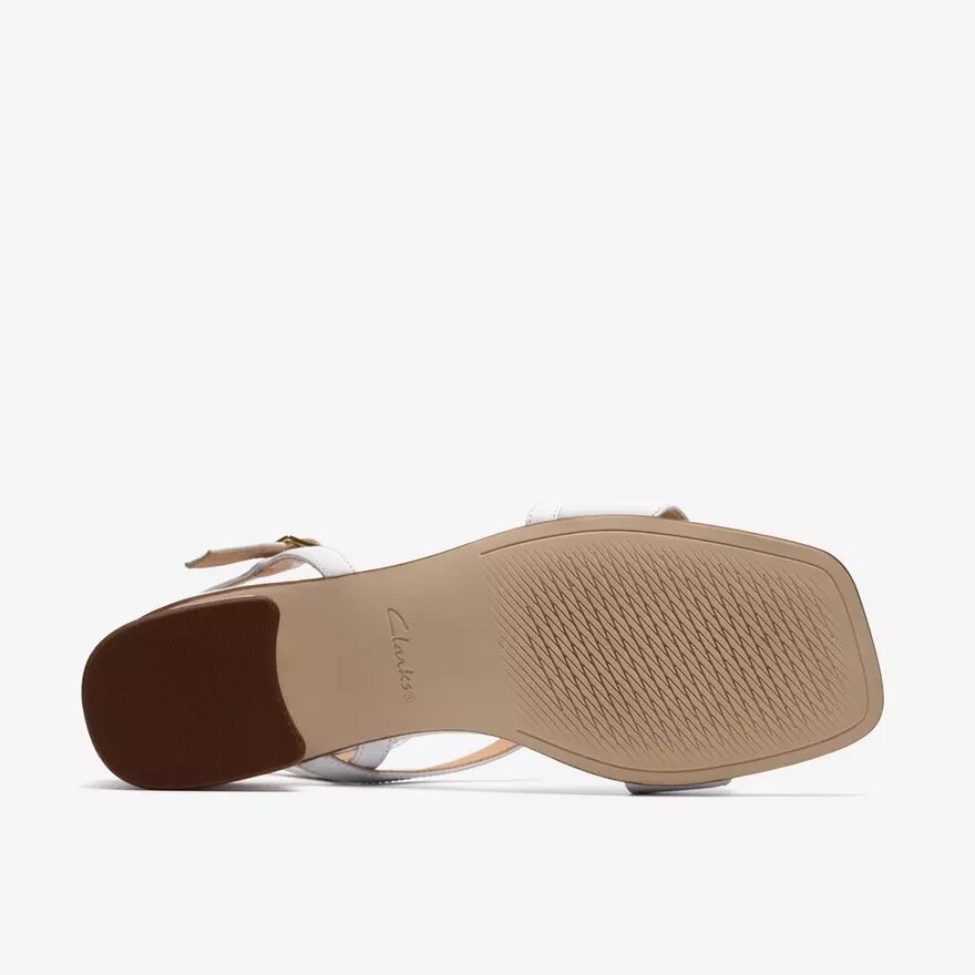 Serina35 Strap – vita lädersandaler med remmar för damer Serina35 Strap – vita lädersandaler med remmar för damer