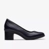Shaya Poppy-pumps i marinblått läder för dam Shaya Poppy-pumps i marinblått läder för dam
