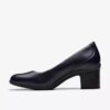 Shaya Poppy-pumps i marinblått läder för dam Shaya Poppy-pumps i marinblått läder för dam