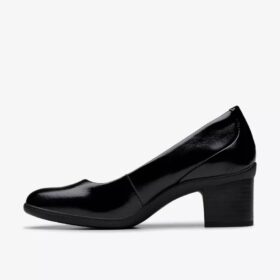 Shaya Poppy svarta lackpumps för dam