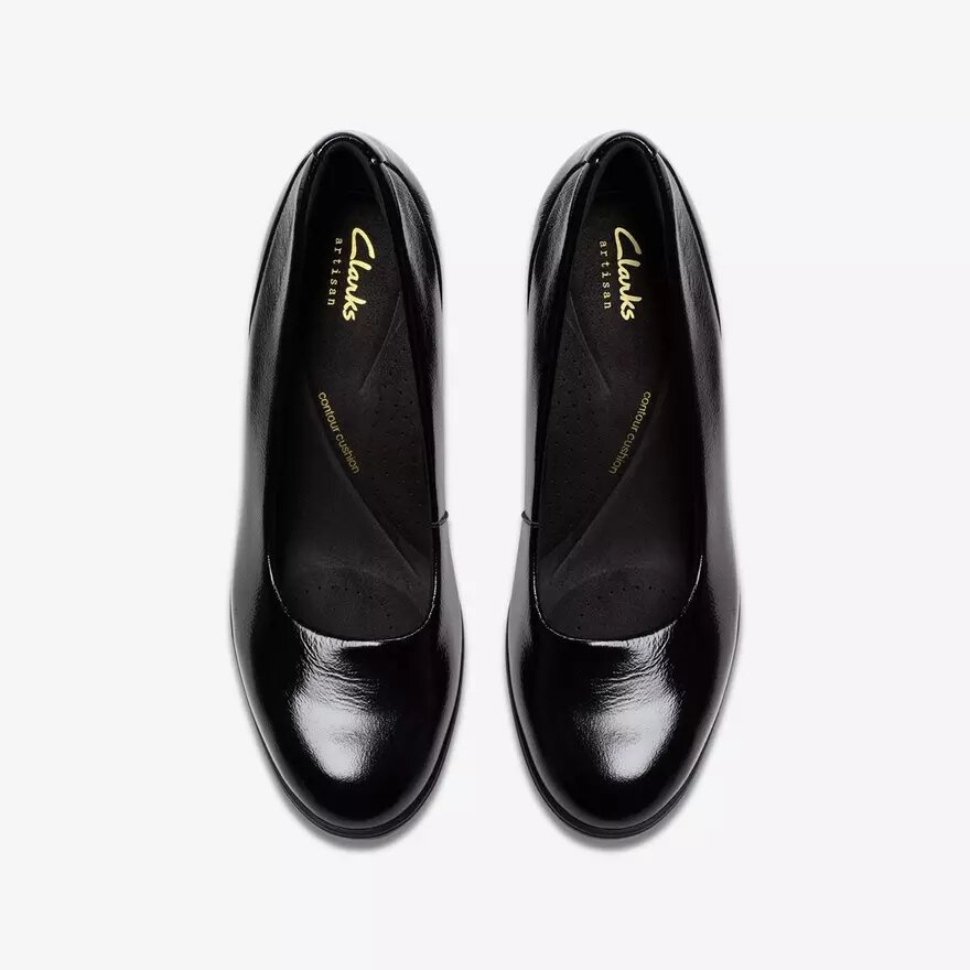 Shaya Poppy svarta lackpumps för dam Shaya Poppy svarta lackpumps för dam