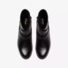 Shaya Sky svarta läderankelboots för dam Shaya Sky svarta läderankelboots för dam