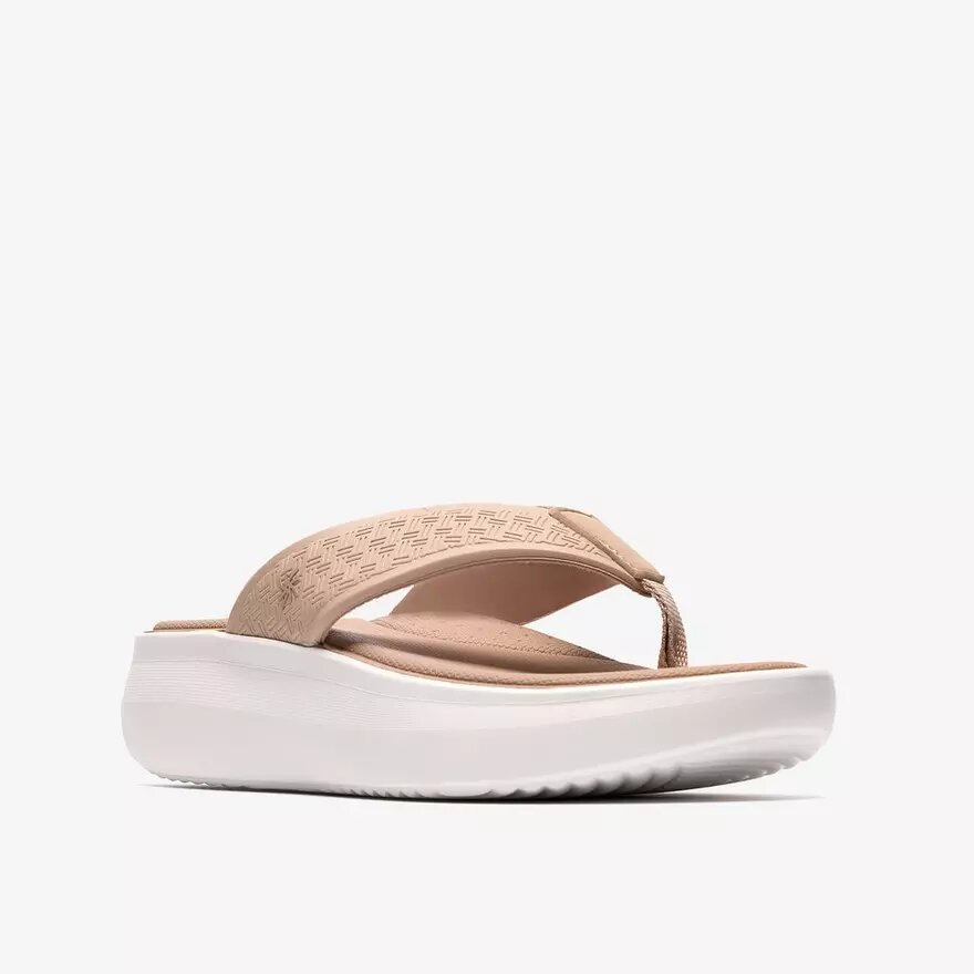 Solevana Post sandfärgade Flip-flops för dam Solevana Post sandfärgade Flip-flops för dam