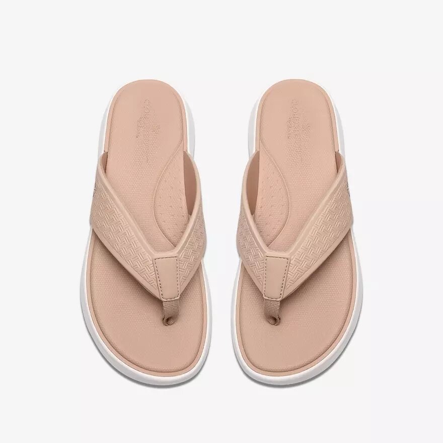 Solevana Post sandfärgade Flip-flops för dam Solevana Post sandfärgade Flip-flops för dam
