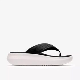Solevana Post svarta Flip-flops för dam