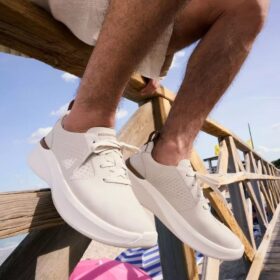 Solevana-sneakers för herr i off white