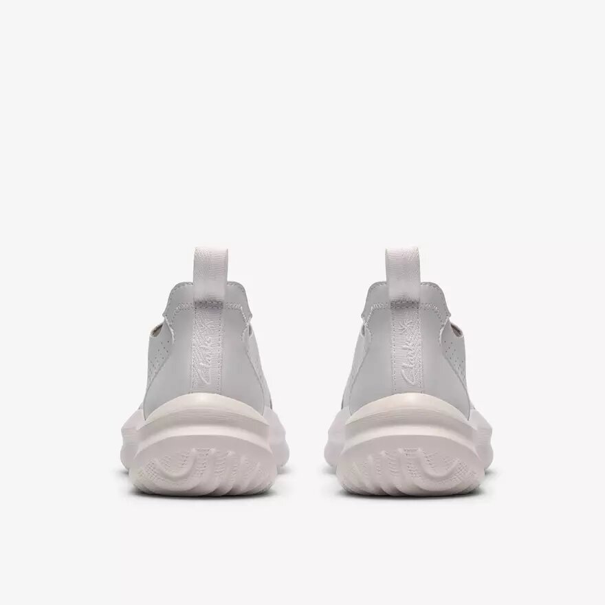Solevana-sneakers i vitt läder för damer Solevana-sneakers i vitt läder för damer