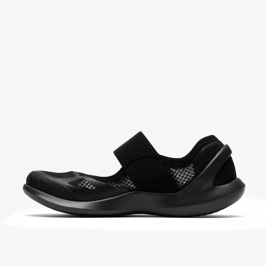 Solevana-sneakers med rem för damer i svart Solevana-sneakers med rem för damer i svart