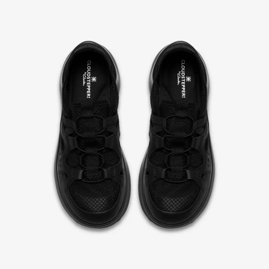 Solevana Step svarta Slip-ons för dam Solevana Step svarta Slip-ons för dam
