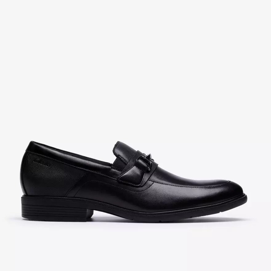 Steadwell Bit Loafers i svart läder för herr Steadwell Bit Loafers i svart läder för herr