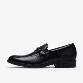 Steadwell Bit Loafers i svart läder för herr
