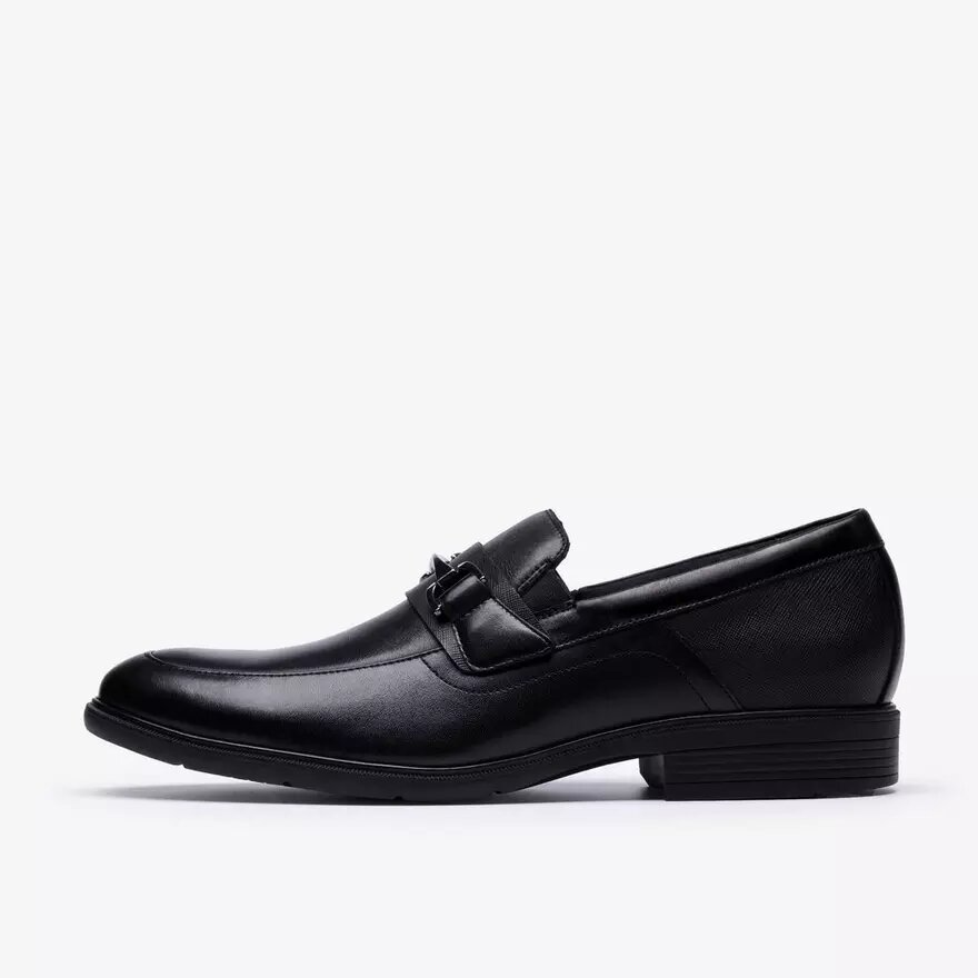 Steadwell Bit Loafers i svart läder för herr Steadwell Bit Loafers i svart läder för herr