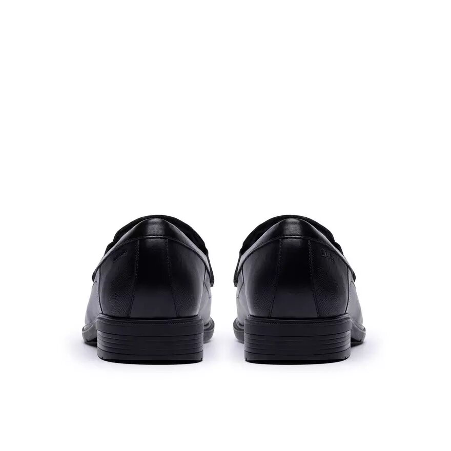 Steadwell Bit Loafers i svart läder för herr Steadwell Bit Loafers i svart läder för herr
