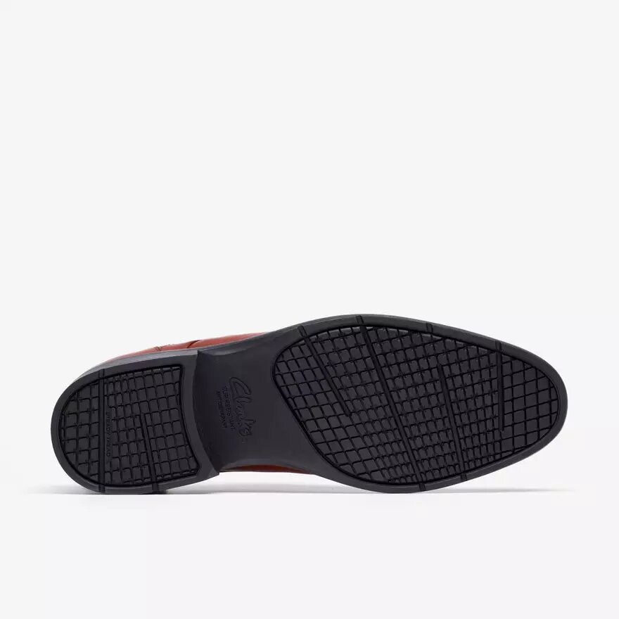 Steadwell Step-loafers för herrar i mörkbrunt läder Steadwell Step-loafers för herrar i mörkbrunt läder