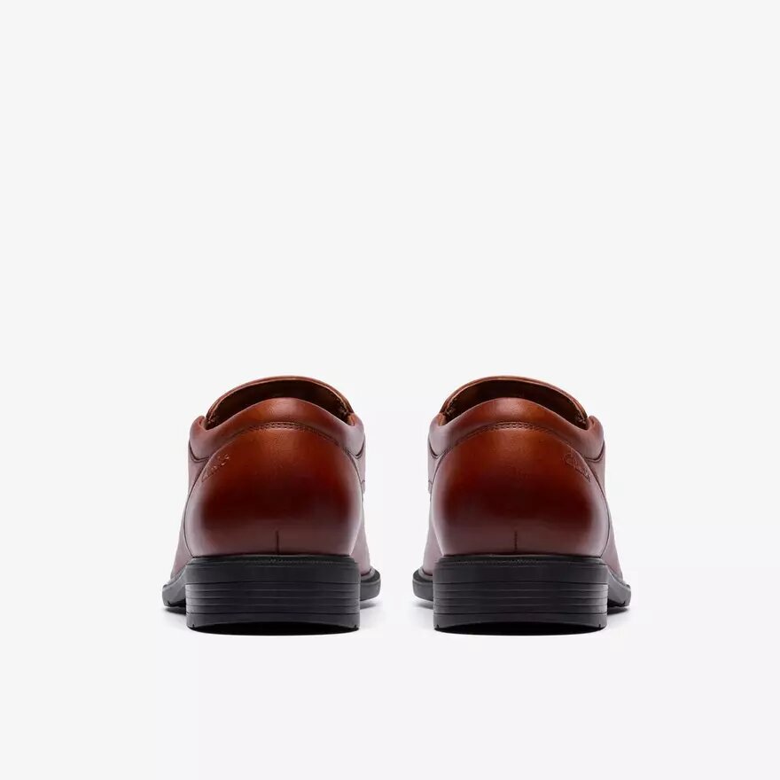 Steadwell Step-loafers för herrar i mörkbrunt läder Steadwell Step-loafers för herrar i mörkbrunt läder