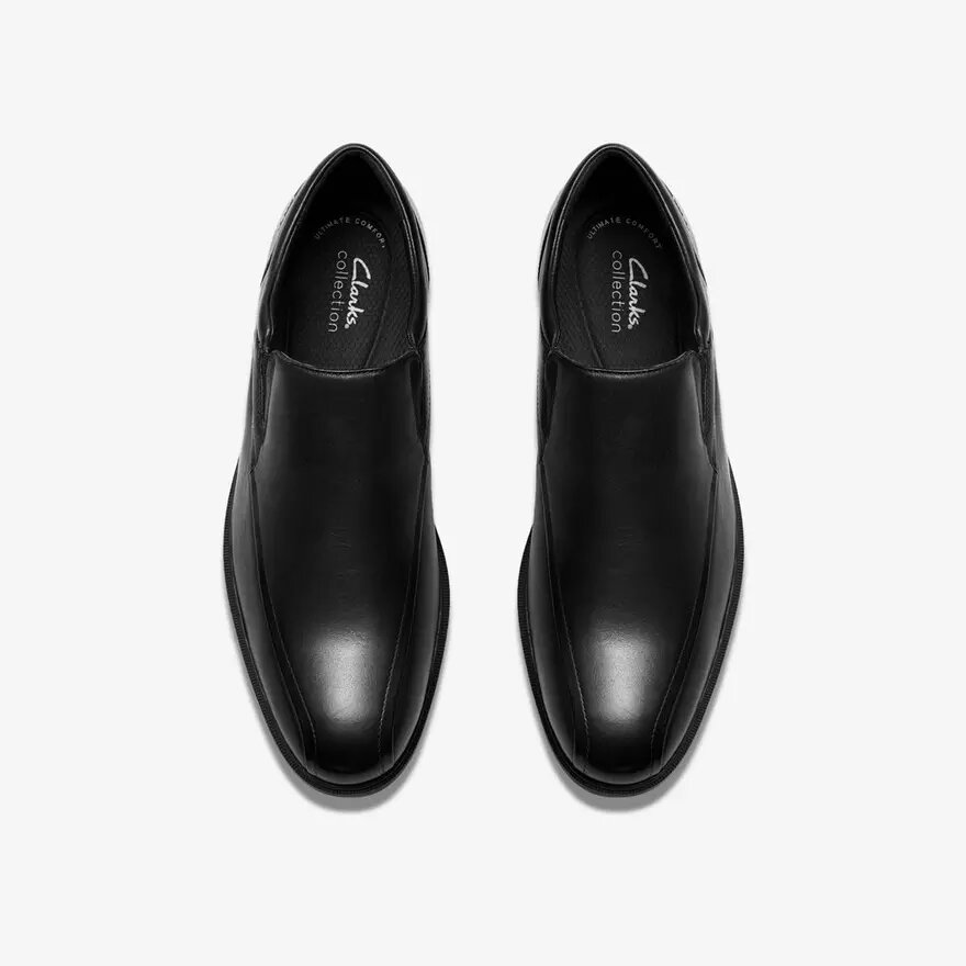 Steadwell Step – svarta läders Loafers för herr Steadwell Step – svarta läders Loafers för herr