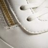 Tivoli Zip för damer – vita lädersneakers Tivoli Zip för damer – vita lädersneakers