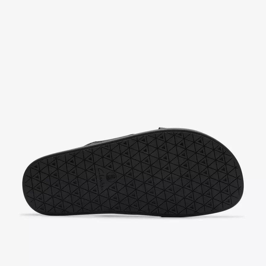 Torford Cross – platta sandaler i svart läder för herrar Torford Cross – platta sandaler i svart läder för herrar