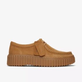 Torhill Bee ljusbruna nubuck-mockasiner för damer, USA