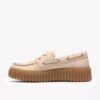 Torhill Boat Cream Nubuck båtskor för dam