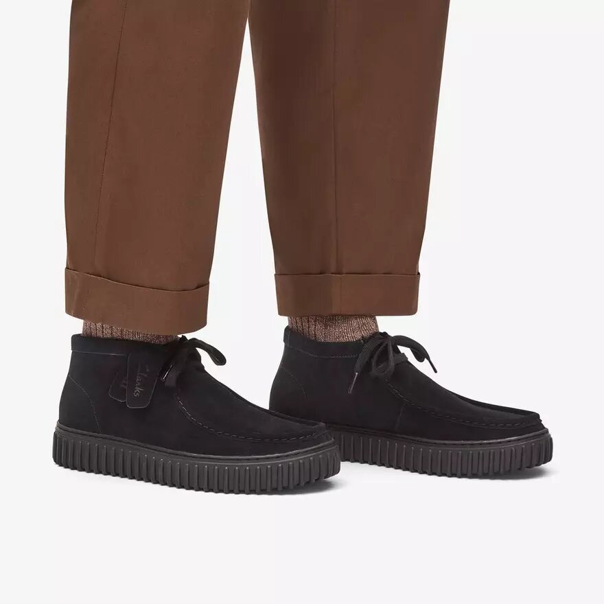 Torhill Hi svarta ankelboots i mocka Torhill Hi svarta ankelboots i mocka