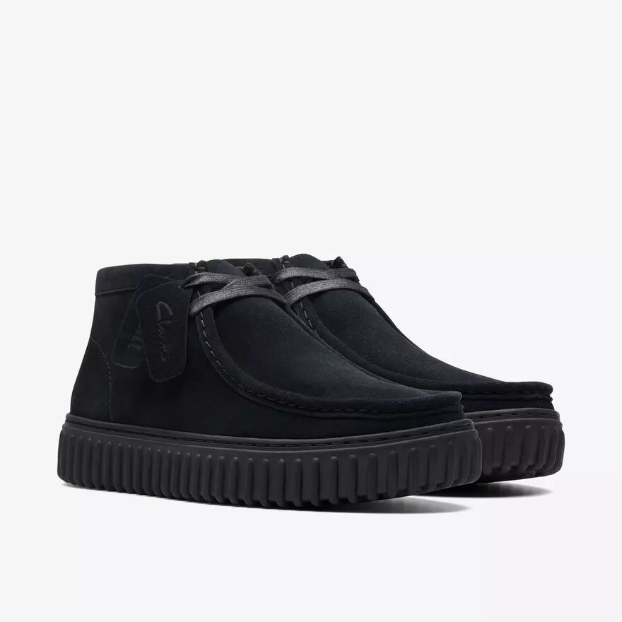 Torhill Hi svarta ankelboots i mocka Torhill Hi svarta ankelboots i mocka